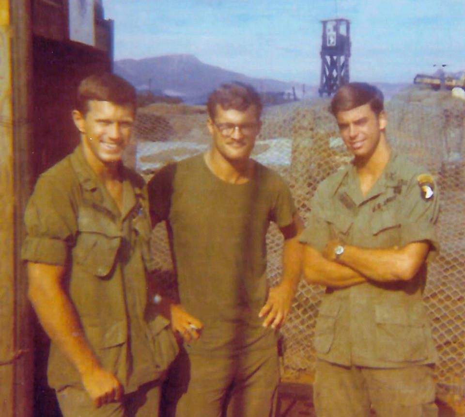 From left, Bob Seitz, Bob St. Onge and Bill Taylor