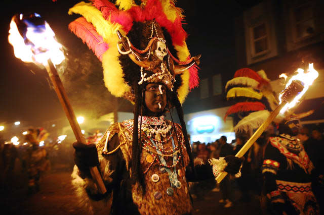 The Annual Lewes Bonfire Night Parade