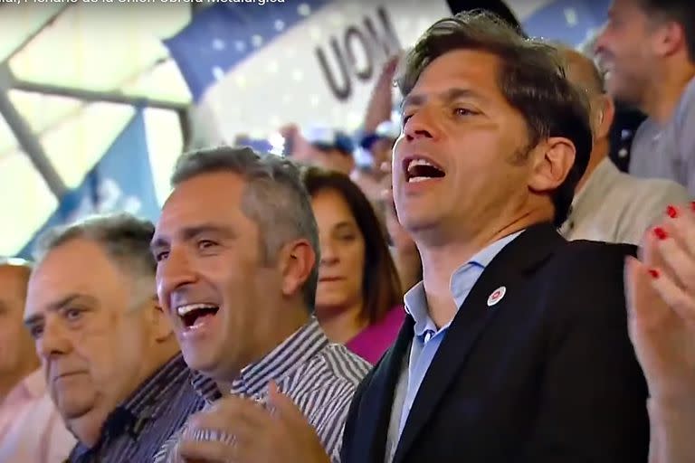 Andrés Larroque y Axel Kicillof