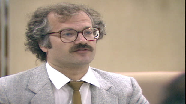 Jack Layton appears in Toronto council chambers circa 1986. He would later trim the bushy hair and replace the glasses with contacts, a makeover that fuelled press speculation he had designs on higher office.