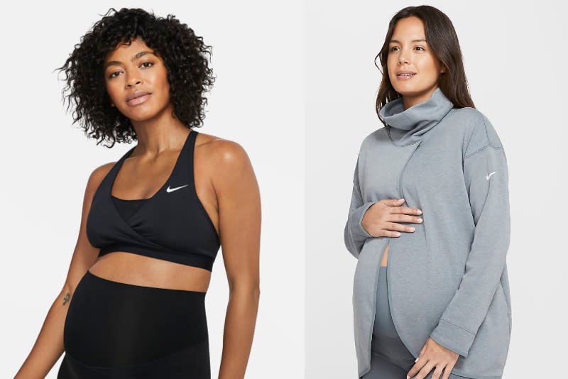 Nike's new maternity line launched on Thursday.