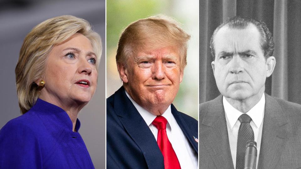 Hillary Clinton; Donald Trump; Richard Nixon