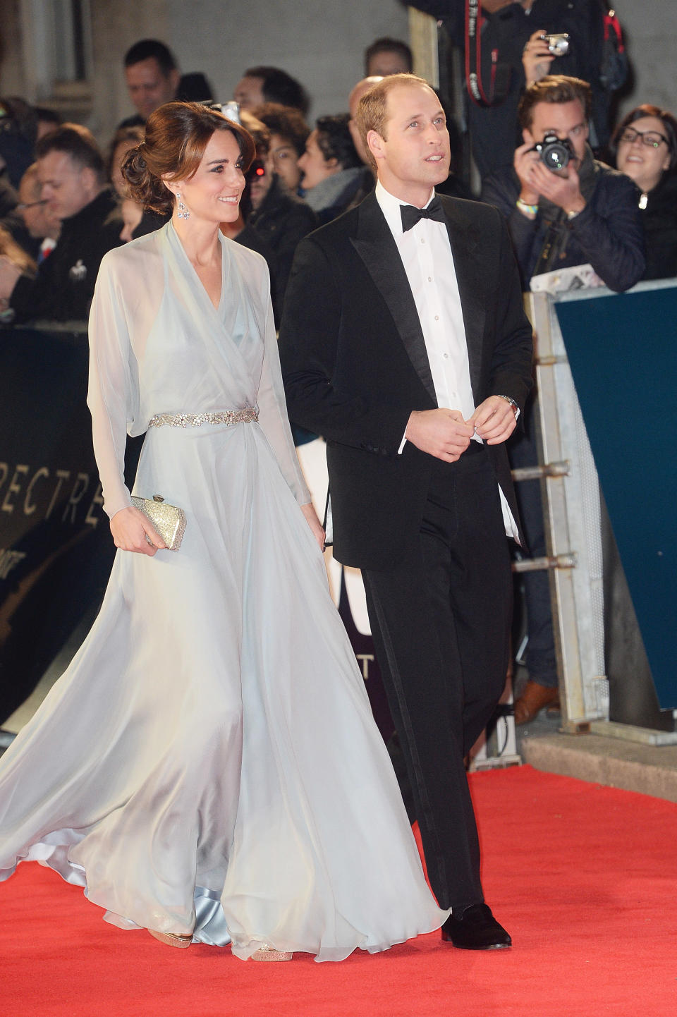 Le duc et la duchesse de Cambridge à l’avant-première mondiale de ‘Spectre’ à Londres en 2015