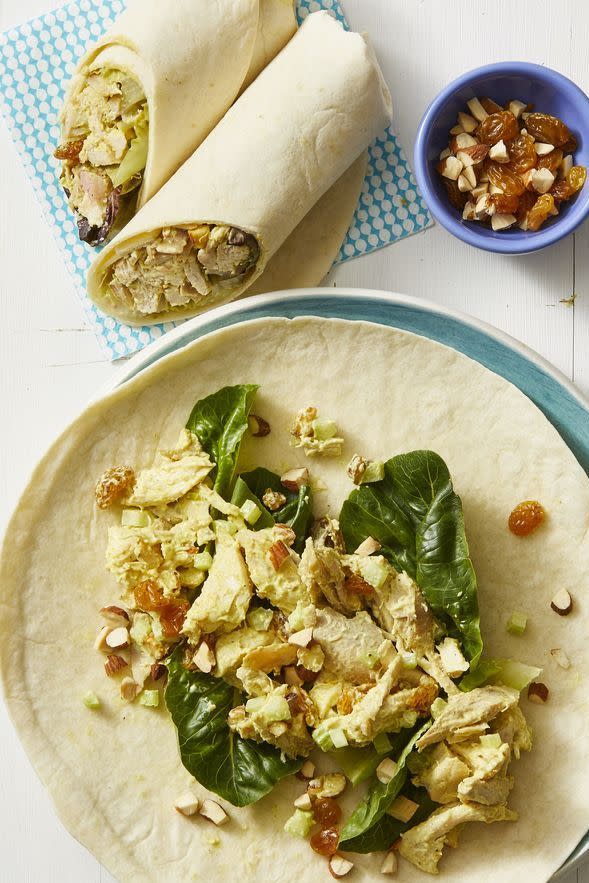 Coronation Chicken Wraps