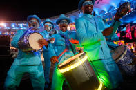 <p>Dancers perform during the Opening Ceremony of the Rio 2016 Olympic Games at Maracana Stadium. (Photo by Jamie Squire/Getty Images) </p>