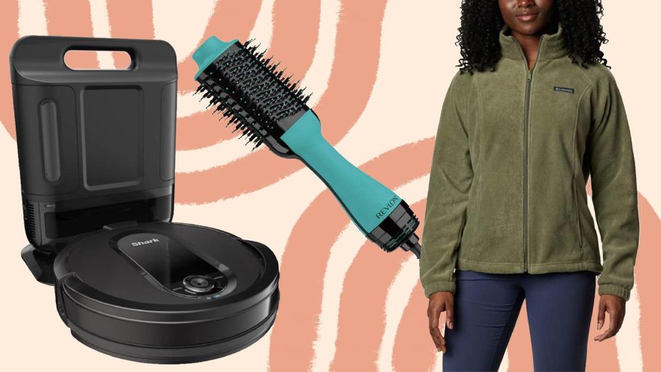 Millions of shoppers can't be wrong: you need this robo vac, this hot-air brush, and this fleece. (Photo: Amazon)