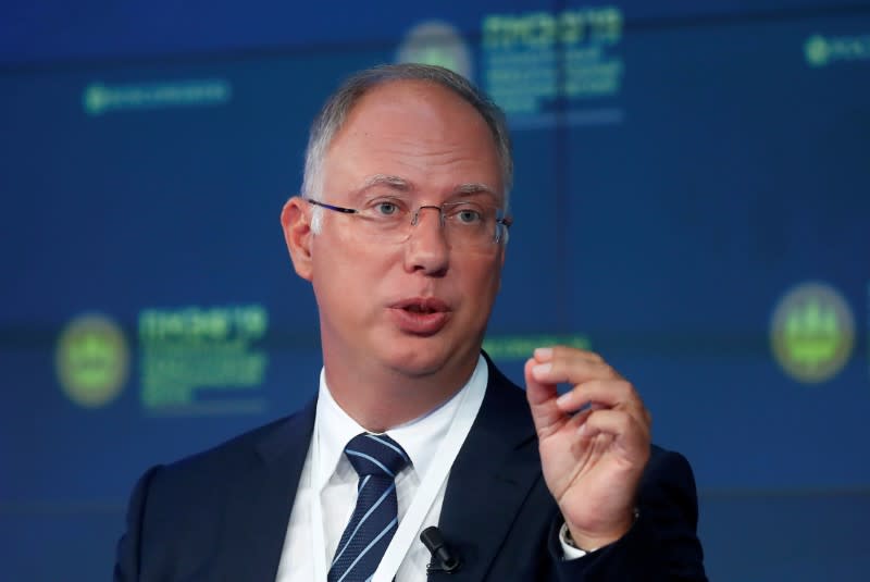 FILE PHOTO: Cheif Executive Officer of Russian Direct Investment Fund Dmitriev attends the St. Petersburg International Economic Forum