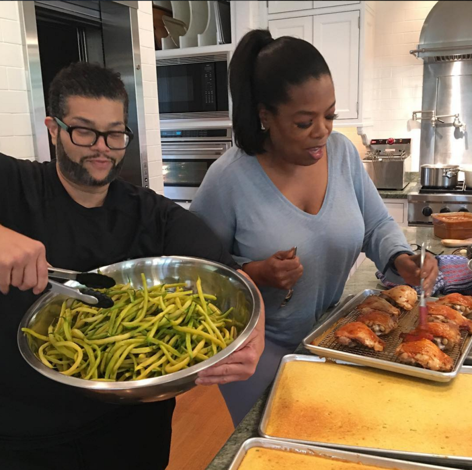 Claro está que Oprah iba a ser parte de esta galería como la super reina de la cocina.