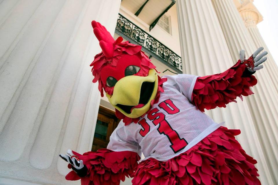 The Jacksonville State University mascot