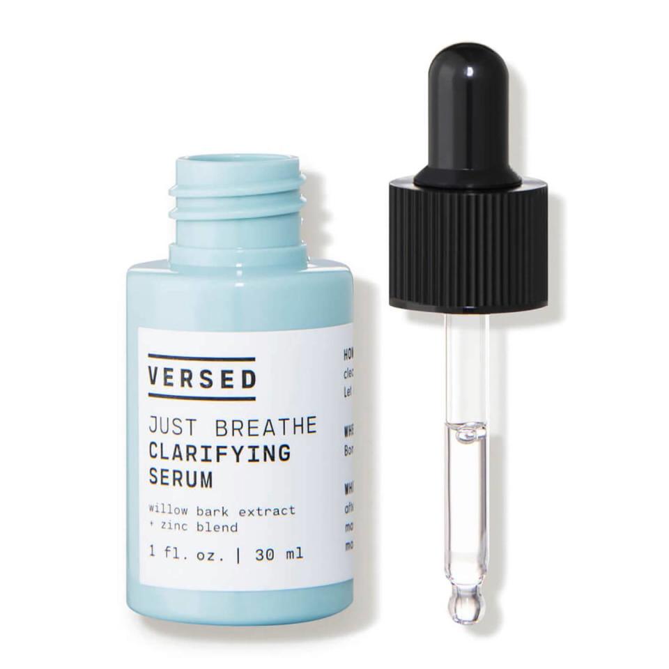 <p><a href="https://go.redirectingat.com?id=74968X1596630&url=https%3A%2F%2Fwww.dermstore.com%2Fversed-just-breathe-clarifying-serum-1-fl.-oz.%2F12902529.html&sref=https%3A%2F%2Fwww.oprahdaily.com%2Fbeauty%2Fskin-makeup%2Fg26541271%2Fbest-anti-aging-serum%2F" rel="nofollow noopener" target="_blank" data-ylk="slk:Shop Now;elm:context_link;itc:0;sec:content-canvas" class="link ">Shop Now</a></p><p>Just Breathe Clarifying Serum</p><p>$19.99</p><p>dermstore.com</p>