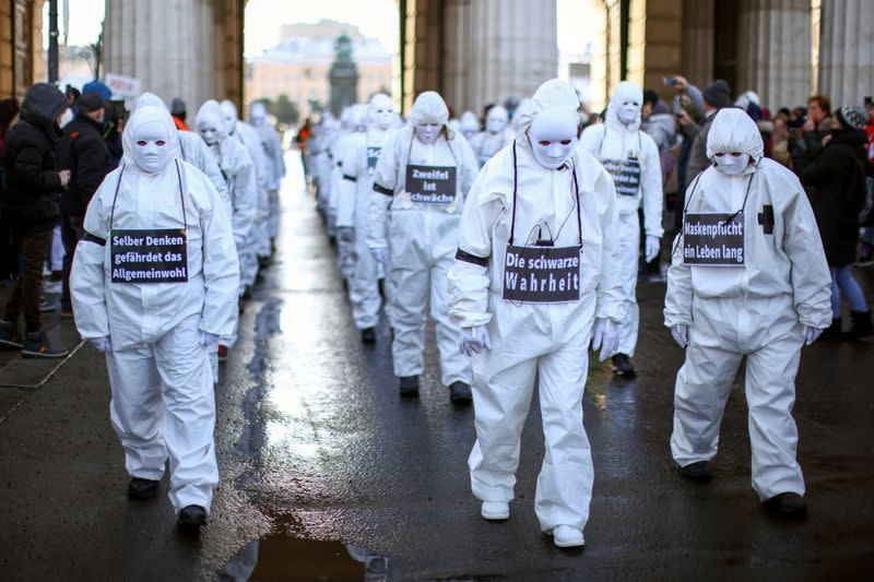 Demonstration against the COVID-19 measures and their economic consequences, in Vienna