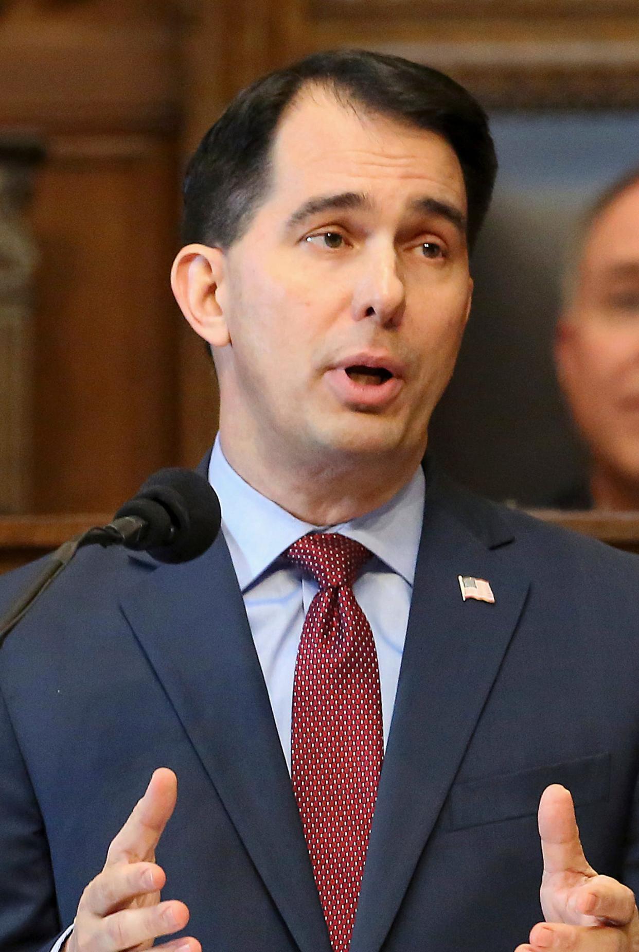 Former Wisconsin Gov. Scott Walker.