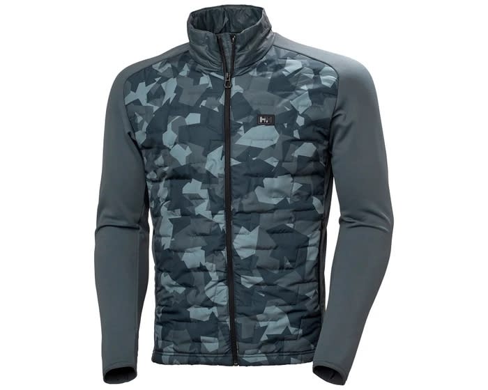 Gray Camo Helly Hansen Lifa Loft Hybrid Insulator Jacket 