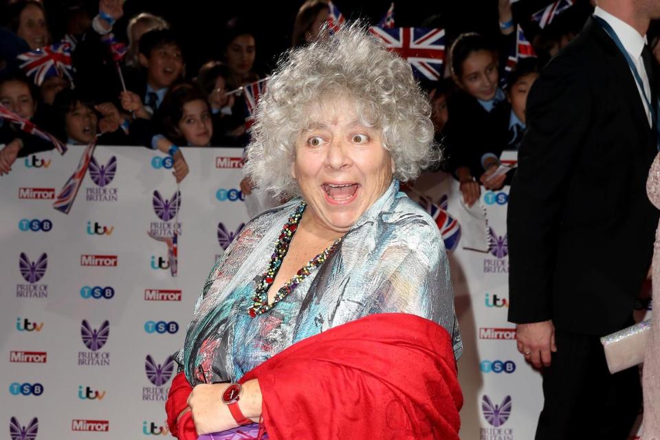 Veteran actress: Miriam Margolyes attends the Pride Of Britain awards in October 2016. (Getty Images)