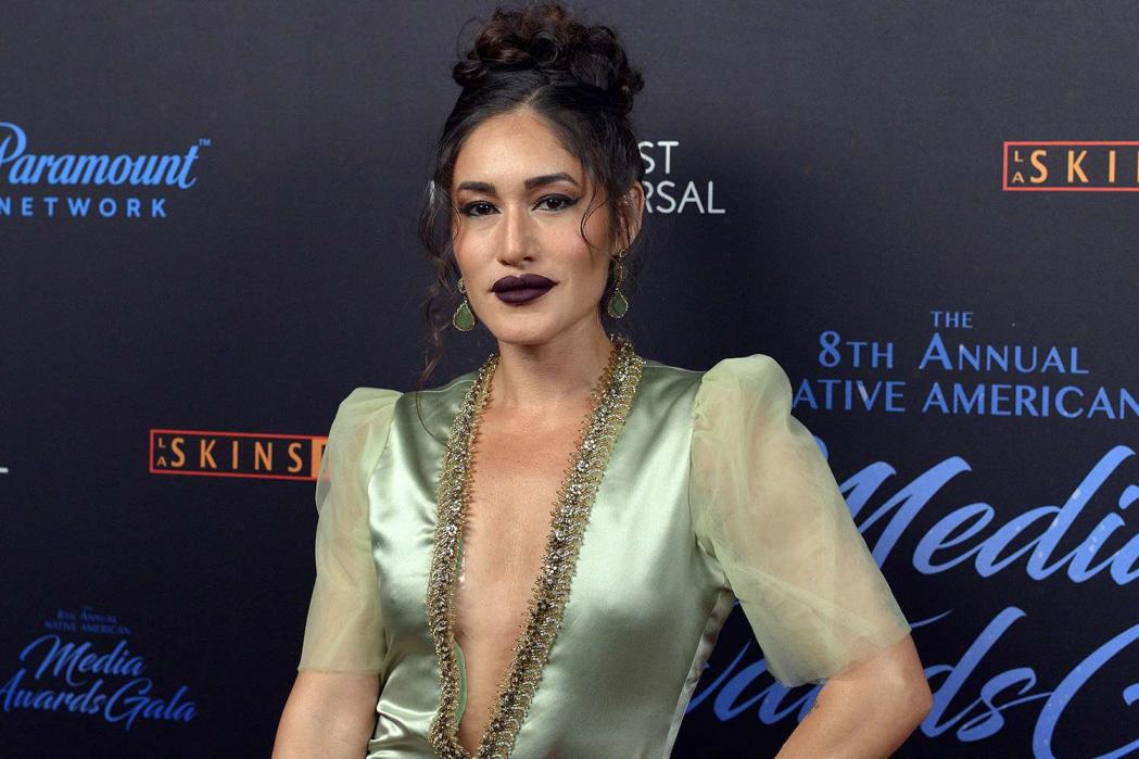 Q'orianka Kilcher attends the 2019 Los Angeles Skins Fest Native American media awards gala