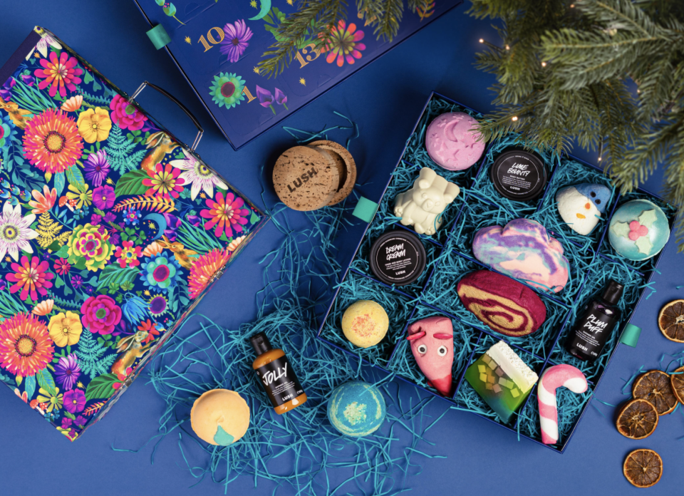 Calendrier de l'Avent Lush 2021