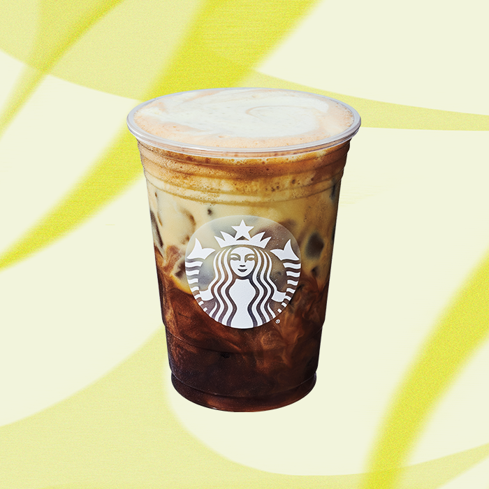 Starbucks Oleato Golden Foam Iced Shaken Espresso with Toffeenut.