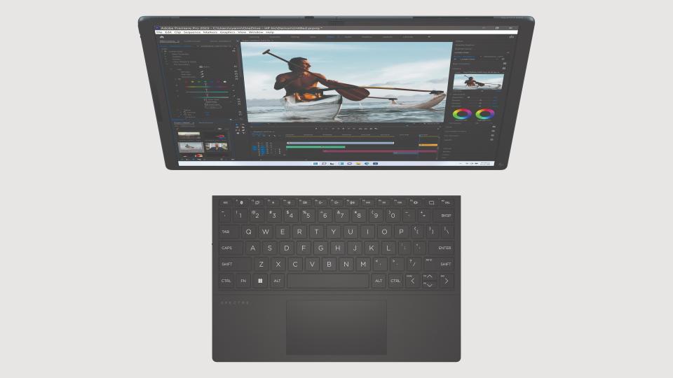 Image of the HP Spectre Foldable PC.