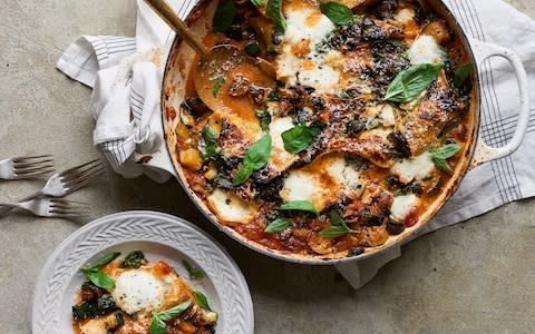 Vegetarian lasagne  - Credit: &nbsp;ISSY CROKER