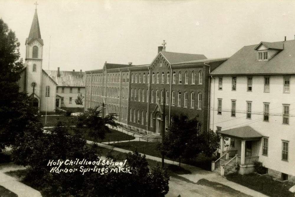  Holy Child School in Harbor Springs, Michigan was one of more than 500 Indian boarding schools operated by the federal government for two centuries. (Photo: Little Traverse Bay Bands of Odawa Indians) 