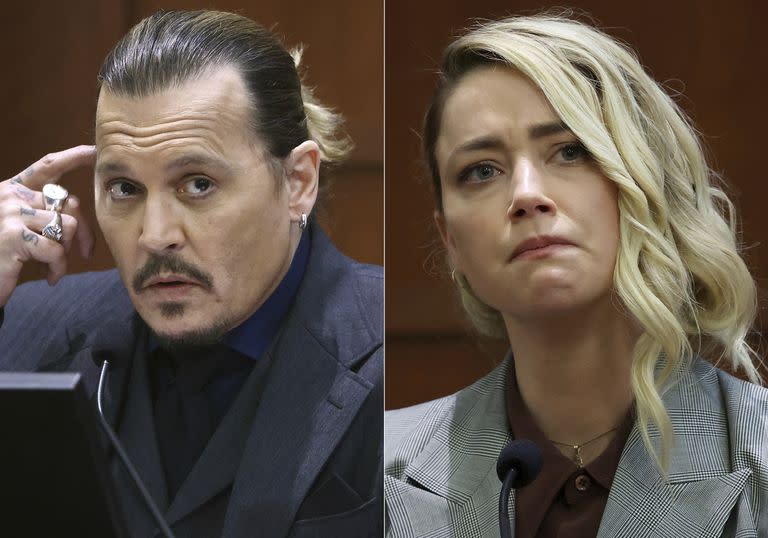 Los abogados de Heard pidieron a la jueza a cargo del juicio por difamación de Johnny Depp desestimar el veredicto a favor del actor que le otorgó 10,35 millones de dólares. (Foto AP)