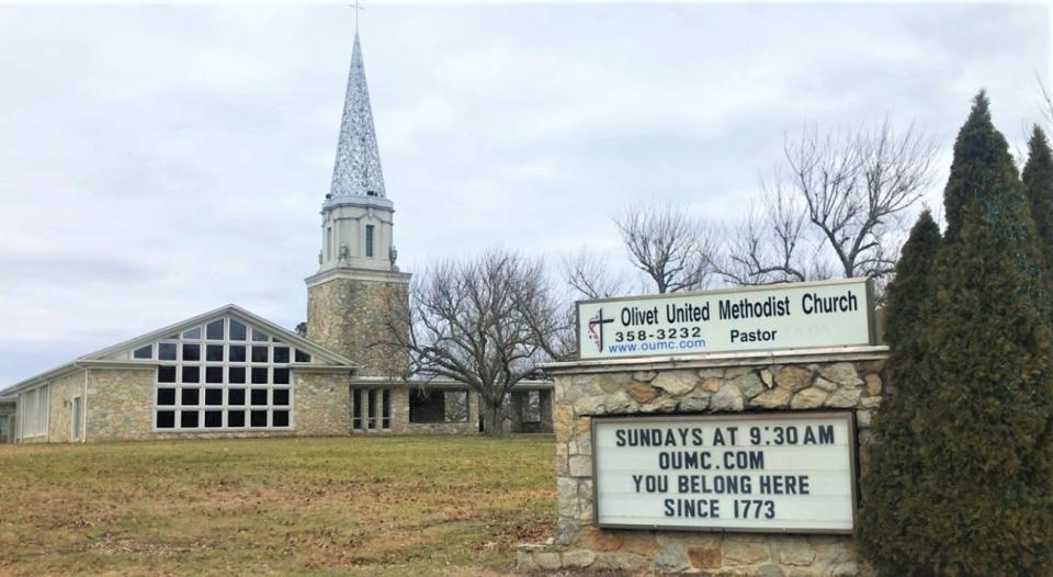 Olivet United Methodist Church at 933 Centerton Road in Pittsgrove Township. PHOTO: Jan. 30, 2024.