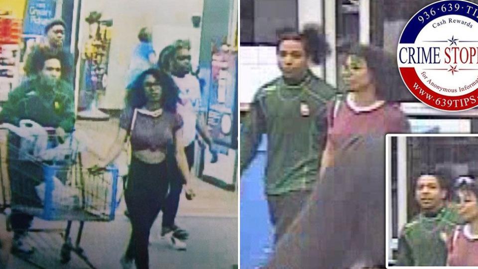 Texas police released CCTV footage that caught a man and woman leaving Walmart after the ice cream incident.