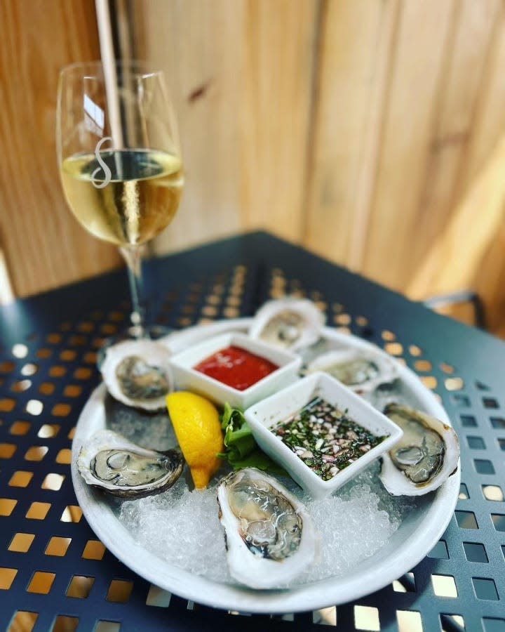 Oysters at Sorelle in Abington.