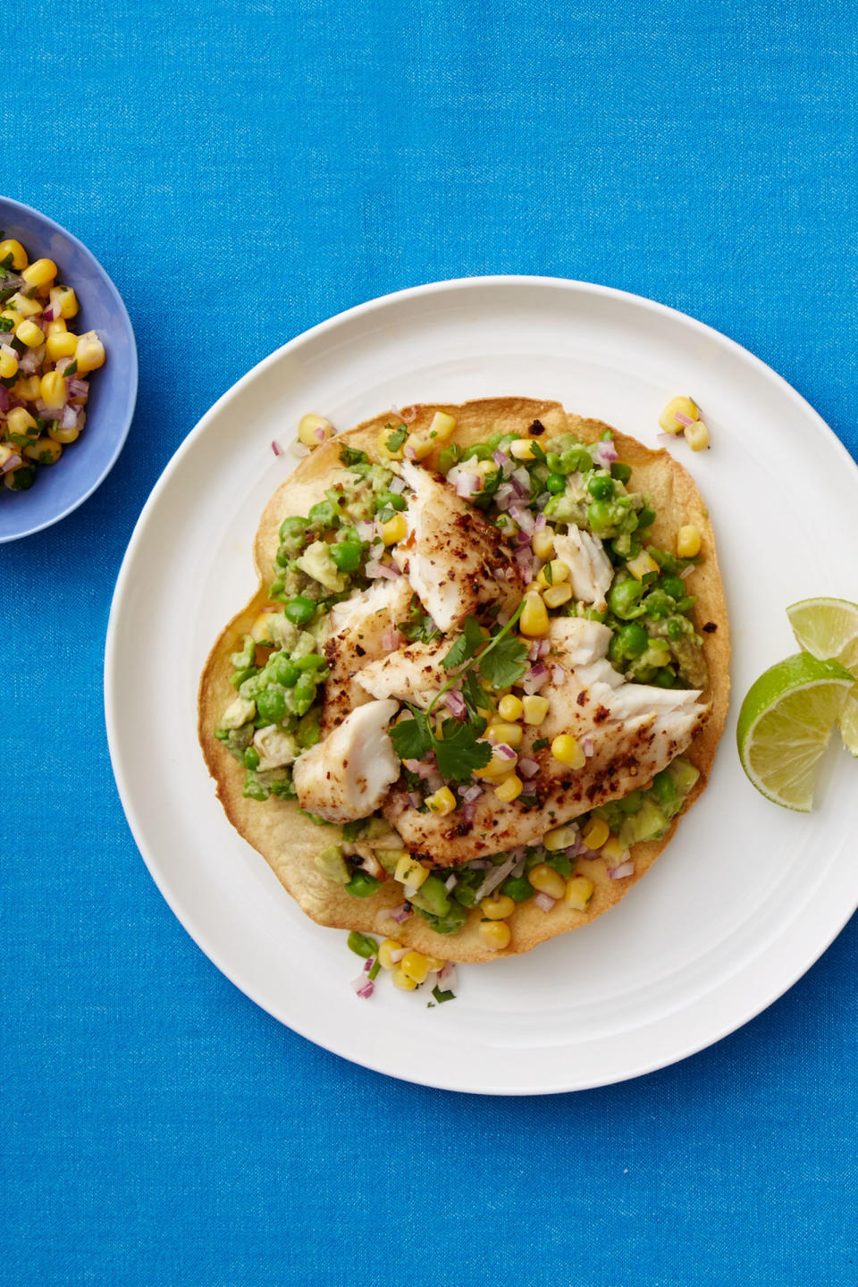 Blackened Fish and Avocado Tostadas