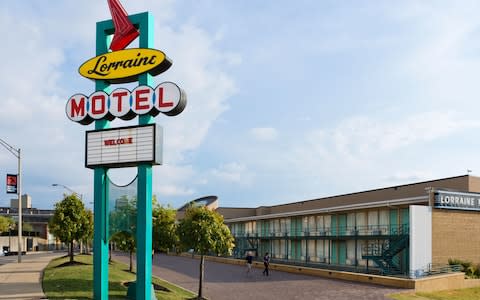 The Lorraine Motel where Martin Luther King was shot on April 4 1968 - Credit: ALAMY