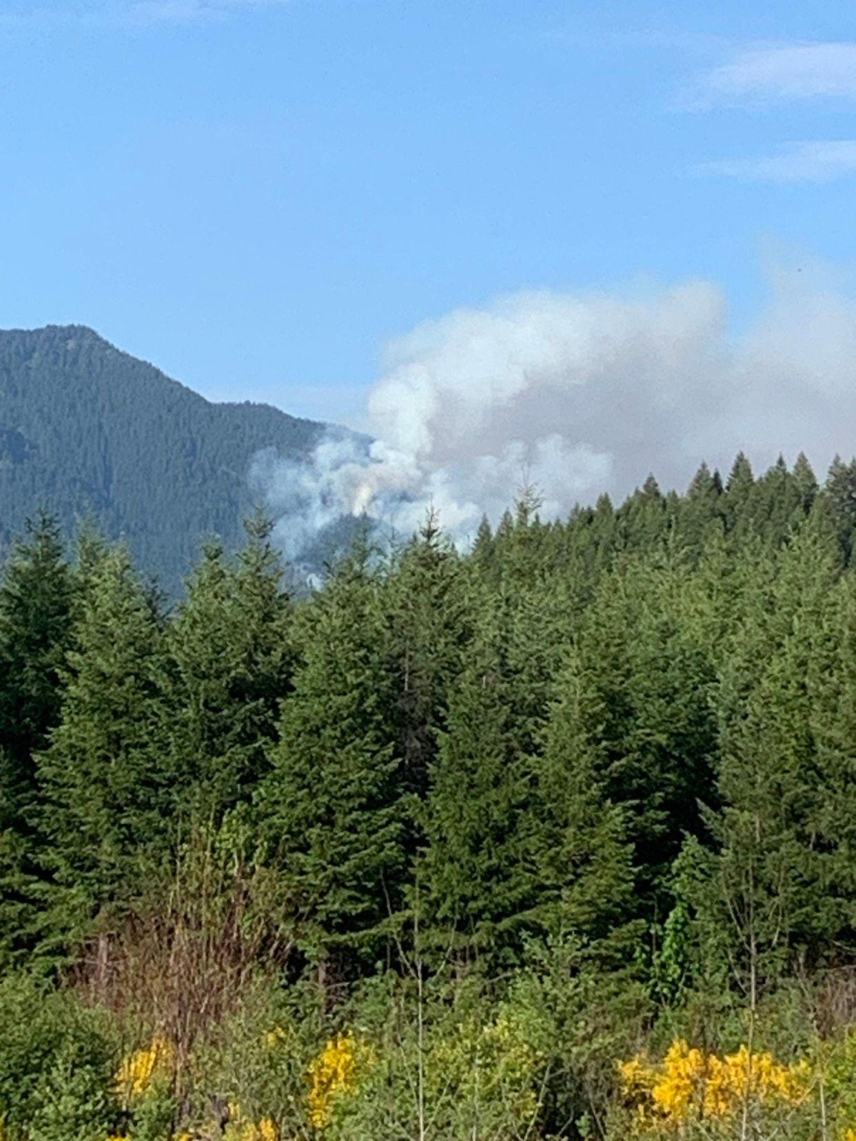 The W-470 Fire, caused by an escaped U.S. Forest Service prescribed burn, is smaller than previously thought and appears to be winding down.