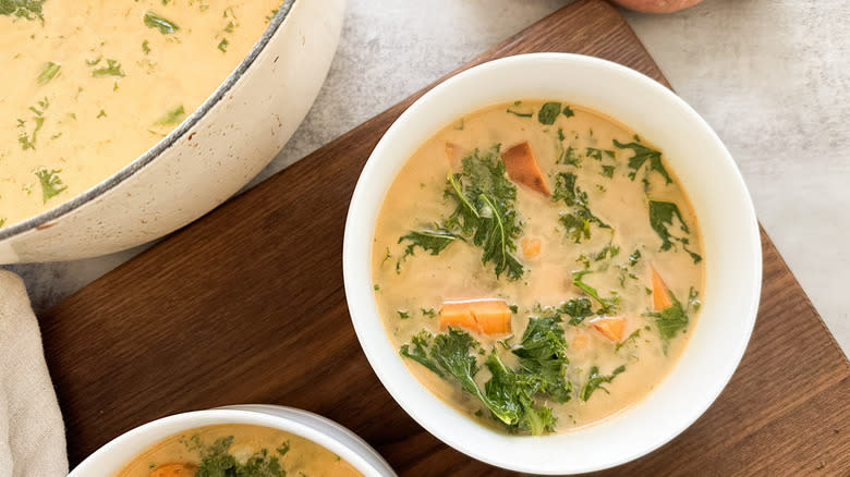 Spiced Sweet Potato Kale Stew