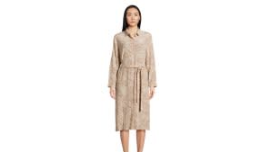 Time and Tru Button-Front Shirt Dress