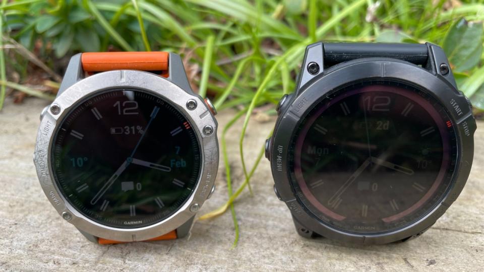 Garmin Fenix 6 Pro and Garmin Fenix 7X