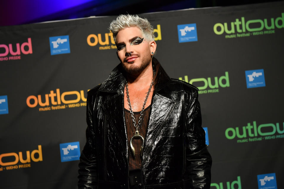 Adam Lambert attends OUTLOUD Music Festival at 2024 WeHo Pride on May 31, 2024 in West Hollywood, California. (Photo by Sarah Morris/WireImage)