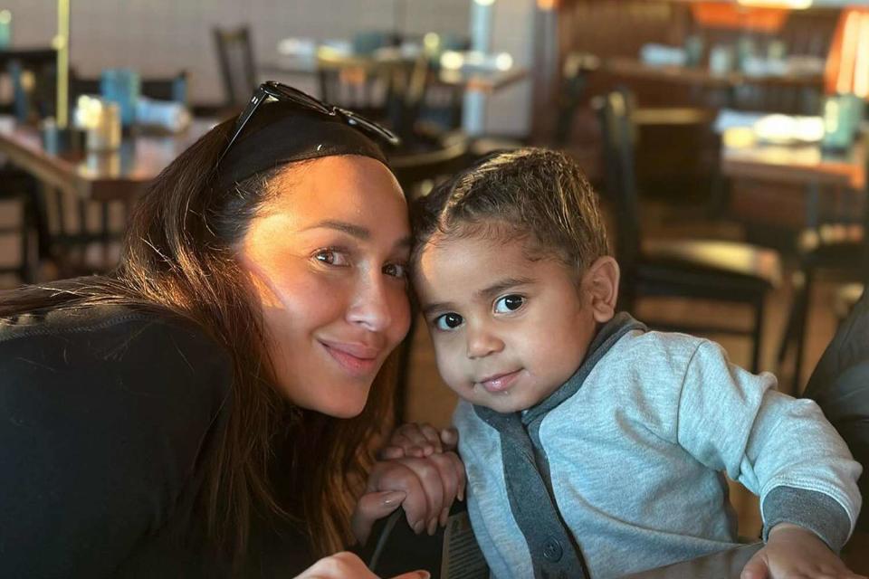 <p>Adrienne Bailon/Instagram</p> Adrienne Bailon and son Ever