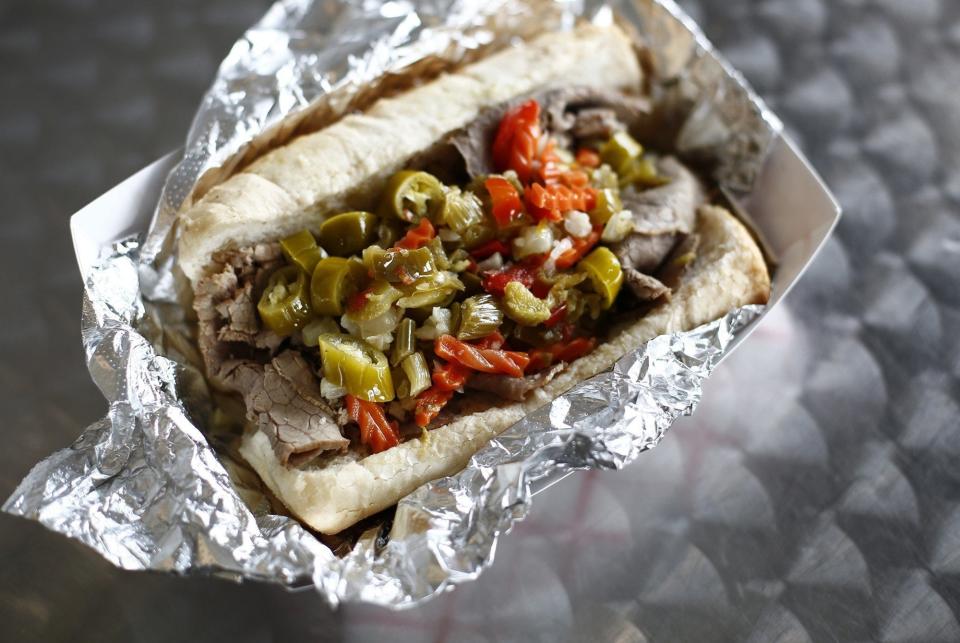 Italian beef photographed at Loops, 1629 Northwest Blvd., on Wednesday, March 20, 2019. [Fred Squillante/Dispatch]