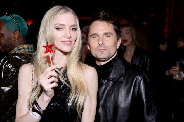 Elle Evans (left) has been married to Muse frontman Matt Bellamy since 2019. 