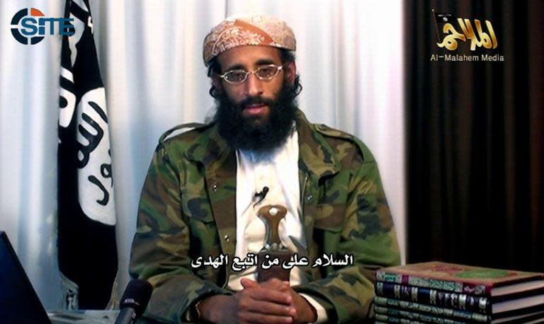 This video grab released on December 20, 2011 by SITE Intelligence Group shows a clip from Al-Qaeda in the Arabian Peninsula (AQAP) of Yemeni-American cleric Anwar al-Awlaki