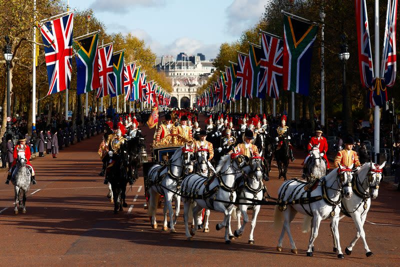 South African President Ramaphosa visits the UK