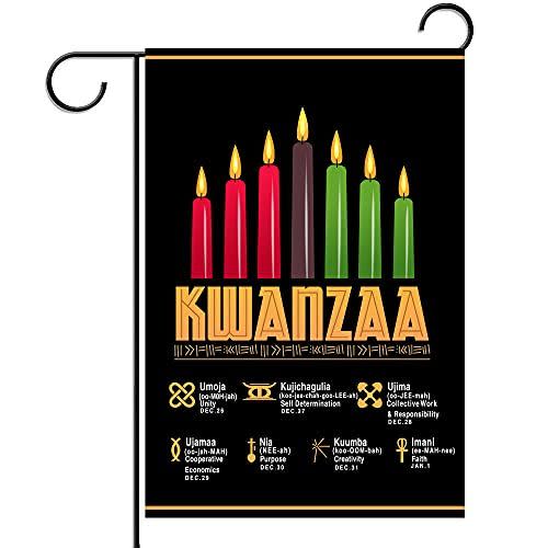 19) Happy Kwanzaa Garden Flag