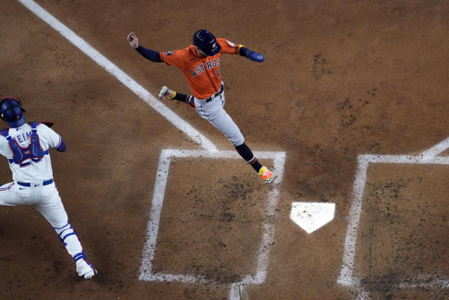 Altuve and Javier lead Astros to 8-5 win at Rangers as Houston closes to  2-1 in ALCS - NBC Sports