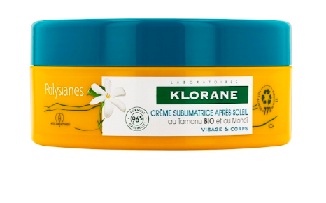 Crème après-soleil au monoï Klorane 