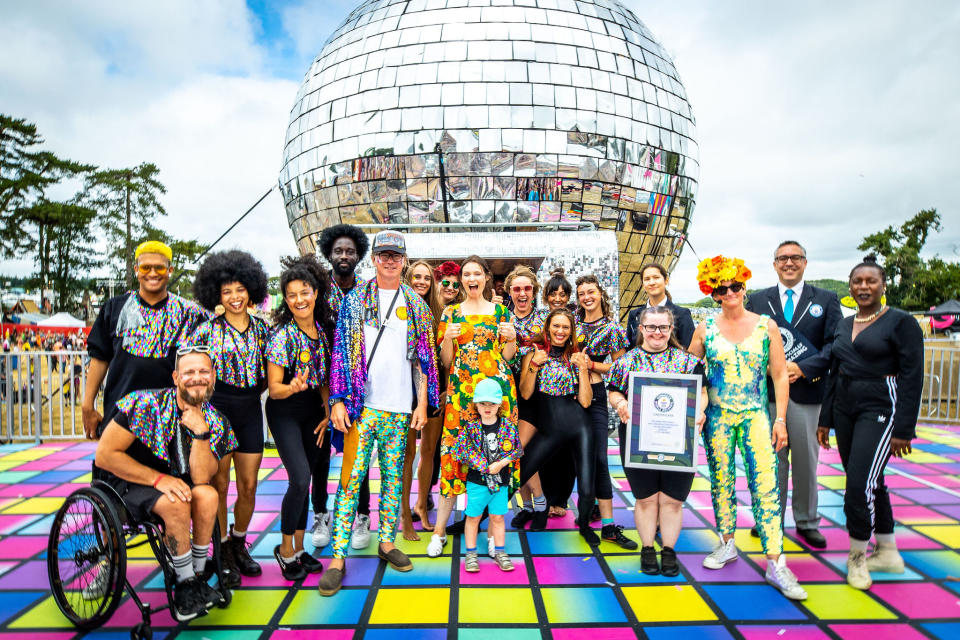 The event helped raise funds for the festival’s charity partner the Ellen MacArthur Cancer Trust (Victor Frankowski/Camp Bestival/PA)