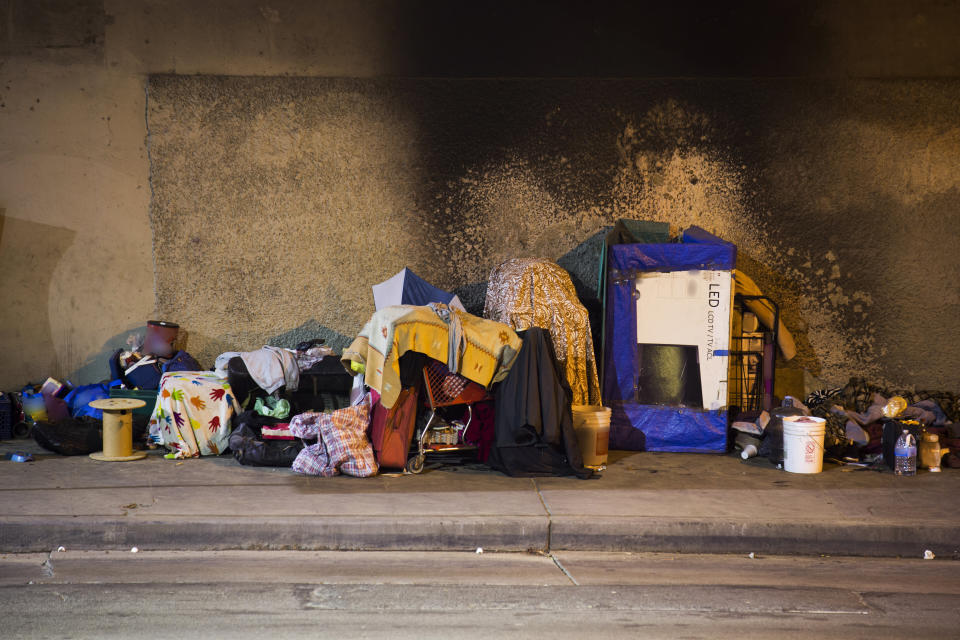 A Los Angeles homeless encampment. (Photo: MattGush via Getty Images)