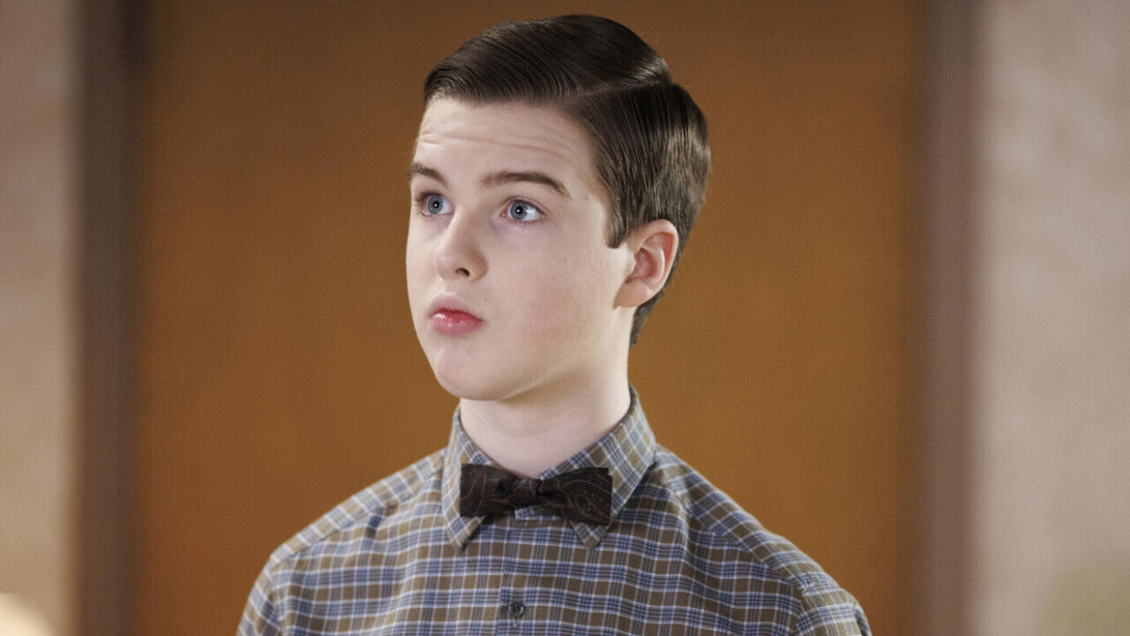  Iain Armitage as Sheldon Cooper in CBS' Young Sheldon 