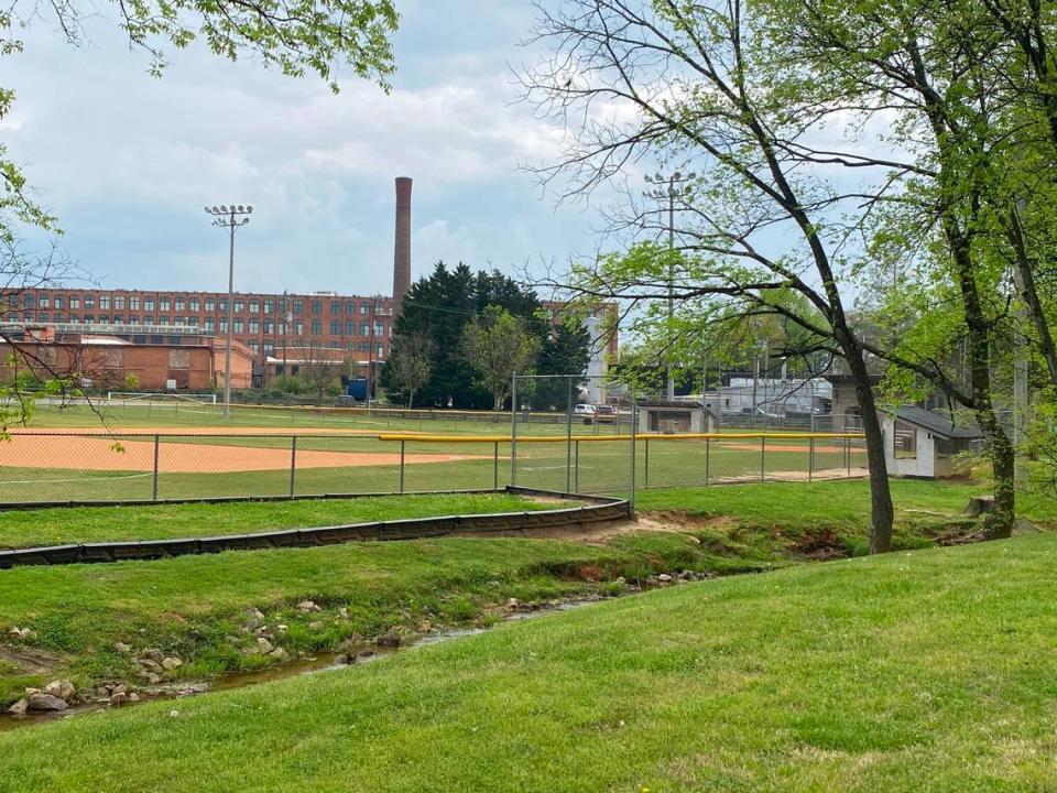 Brandon Mill was converted into an apartment complex and is next door to Shoeless Joe Jackson park and the field he played on.