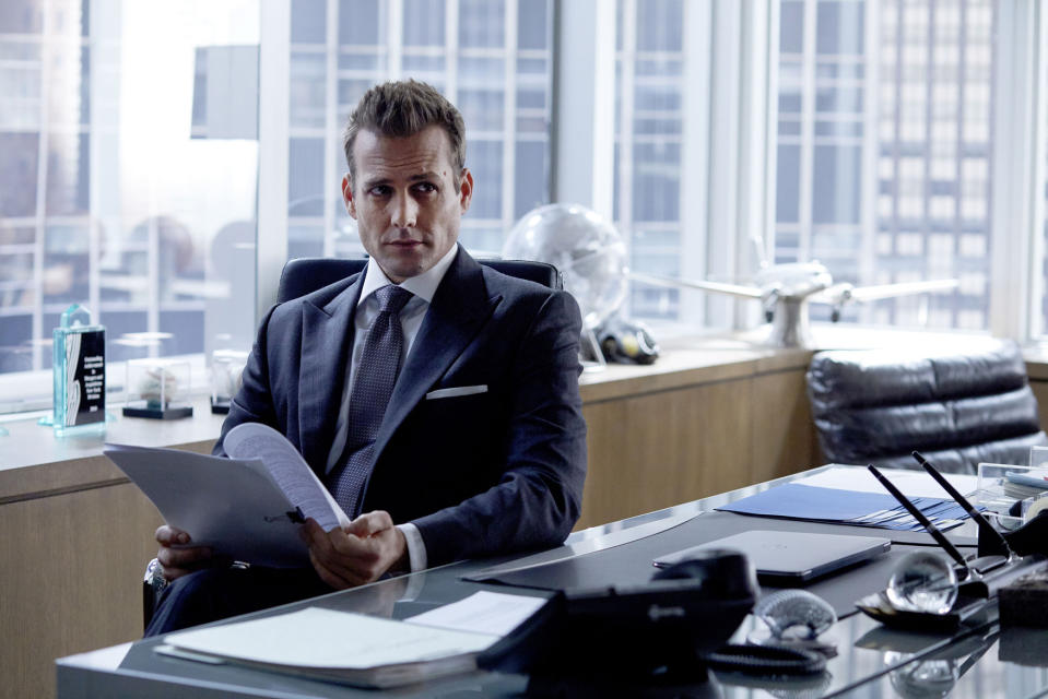 Gabriel Macht as Harvey Specter in Suits