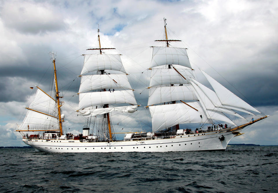 Das Schulschiff der Marine, die “Gorch Fock”. (Bild: Carsten Rehder/dpa)