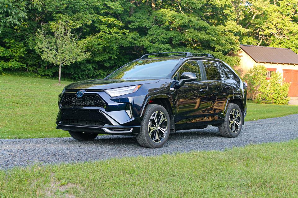 The 2022 Toyota RAV4 Prime XSE plug-in hybrid SUV.